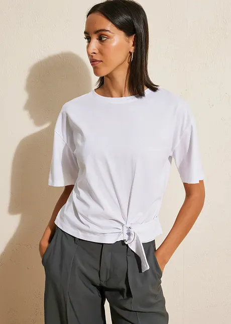 Oversized T-Shirt mit Schnalle, bonprix