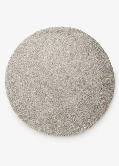 Tapis rond lavable à mèches douces, bonprix