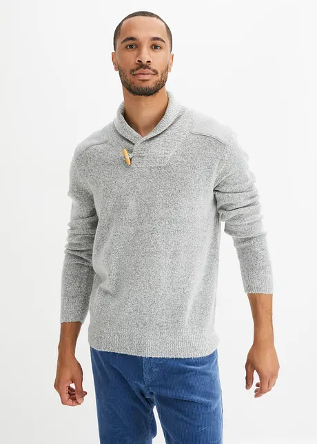 Pullover mit Schalkragen, bonprix