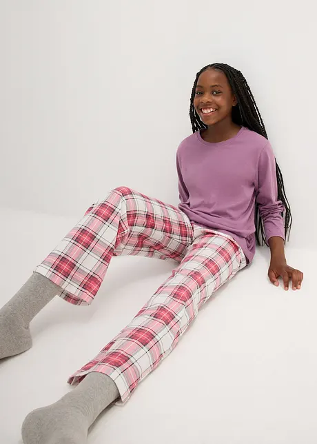 Pyjama mit Bio-Baumwolle (Doppelpack 2-tlg. Set), bonprix