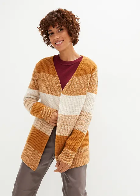 Strickjacke mit Good Cashmere Standard®-Anteil, bonprix PREMIUM