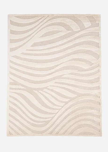 Tapis à motif de vagues en relief, bonprix