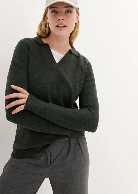 Pullover mit Kragen, bonprix