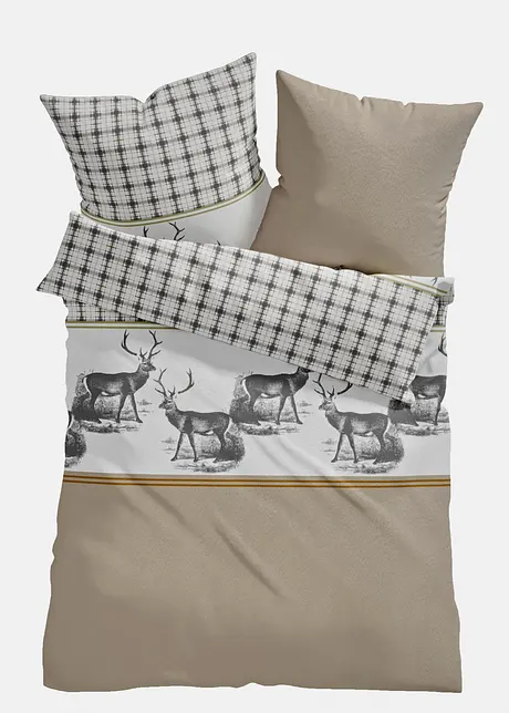Bettwäsche mit Hirschen, bonprix