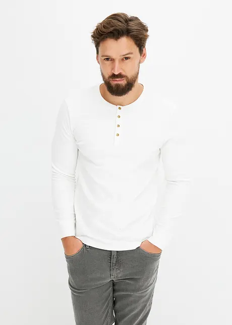 Henleyshirt, Langarm, bonprix