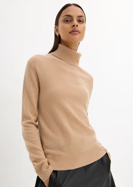 Pull col roulé en cachemire Good Cashmere Standard®, bonprix