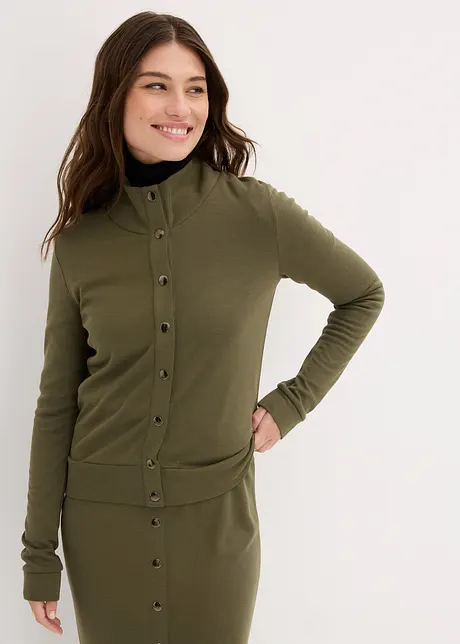 Jacke mit Stehkragen aus Punto di Roma, bonprix