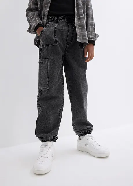 Jean cargo garçon, Loose Fit, bonprix