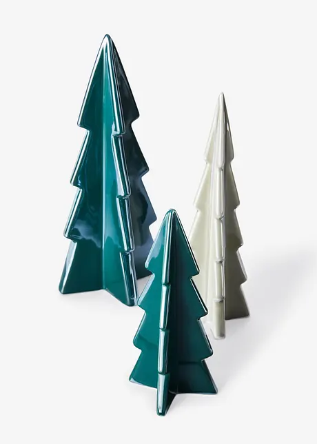 Objet déco sapins (3 pces), bonprix