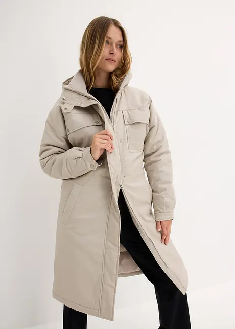 Long-Parka, wattiert, bonprix