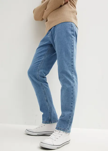 Classic Fit Stretch-Jeans mit seitlichem Dehnbund, Straight, bonprix