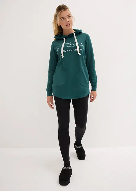 Jogginganzug mit Long-Sweatshirt und Leggings (2-teilig), bonprix