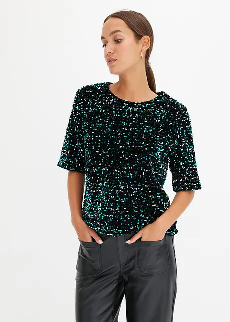 Pailletten-Shirt, bonprix