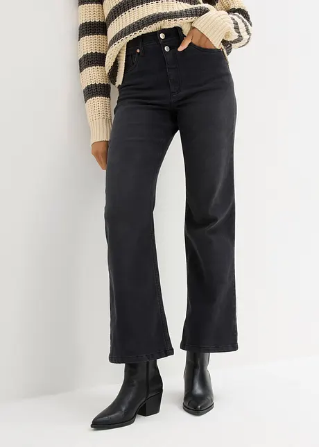 Straight Jeans High Waist, Thermo, bonprix