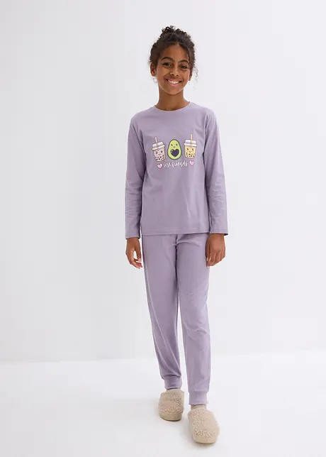 Pyjama fille (ens. 4 pces), bonprix