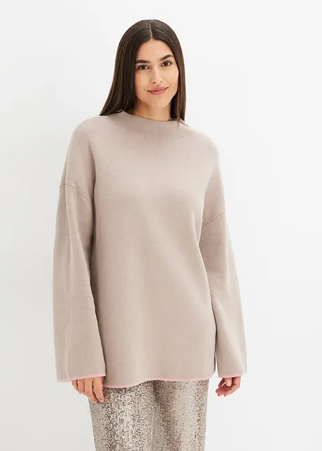 Wende-Pullover aus Feinstrick, bonprix