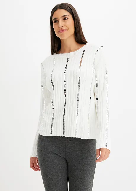 Pull côtelé, bonprix