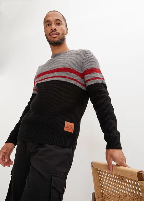 Pullover in Colourblocking, bonprix