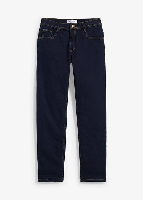 Jungen Regular Fit Stretch-Thermojeans, Straight, bonprix