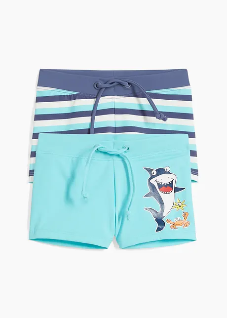 Jungen Badehose (2er Pack), bpc bonprix collection