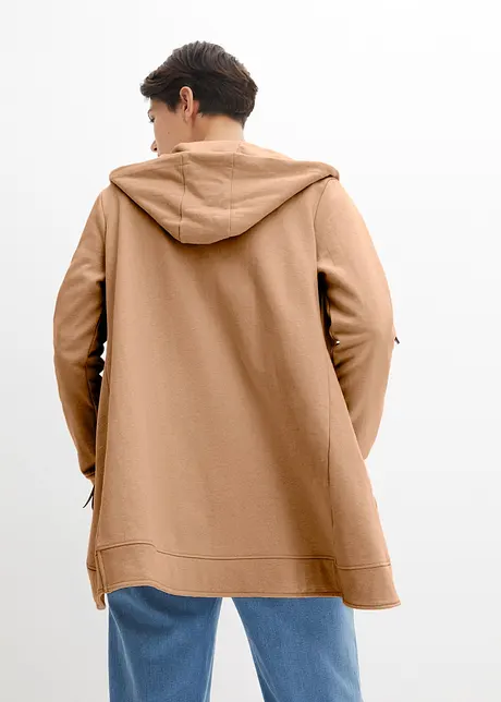 Sweat zippé à capuche, bonprix