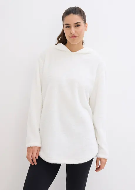 Kuschel-Fleece Longpullover, Oversized, bonprix