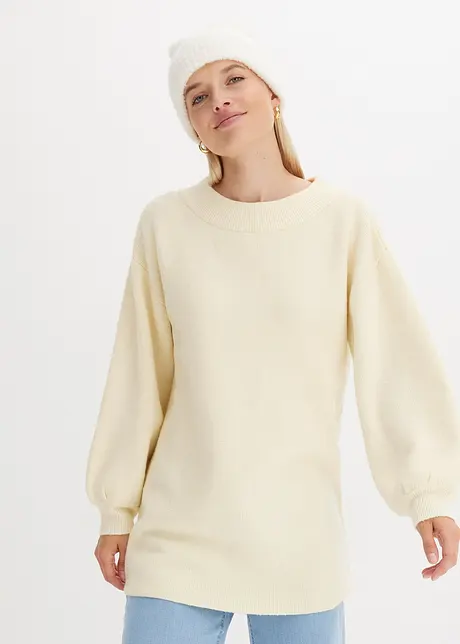 Pullover mit Ballonärmeln, bonprix