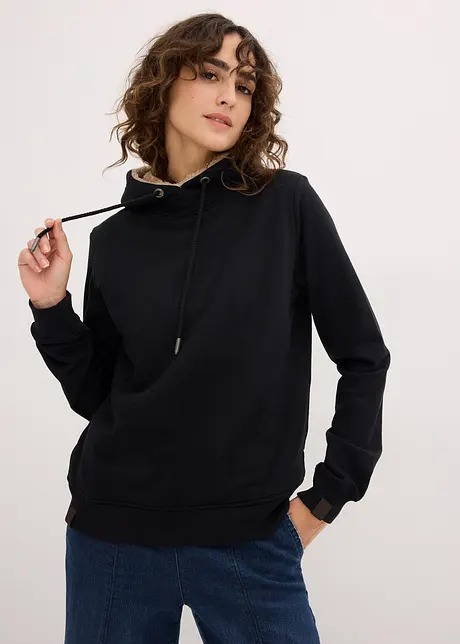 Thermo-Kapuzensweatshirt mit Teddyfutter, bonprix