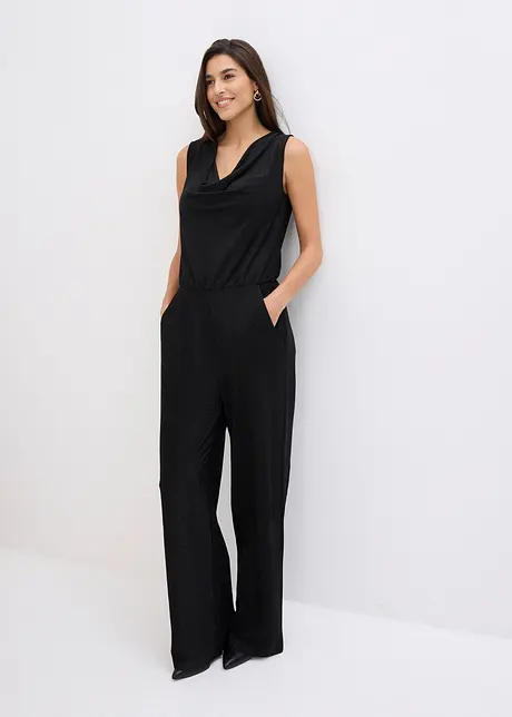 Jumpsuit mit Glitzerelementen, bonprix