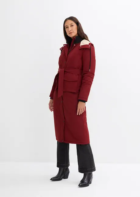 Long-Winter-Parka mit Gürtel, bonprix