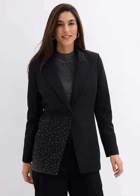 Blazer mit Glitzersteinchen, bonprix