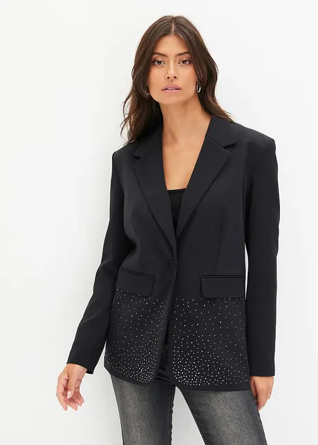 Blazer mit Strass-Applikation, bonprix