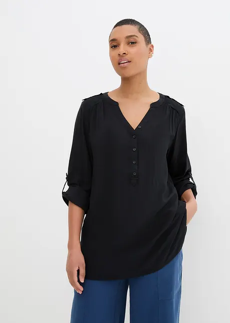 Tunikabluse aus softer Viskose, bonprix