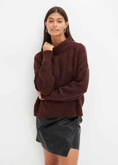 Boxy-Pullover mit Struktur, bonprix