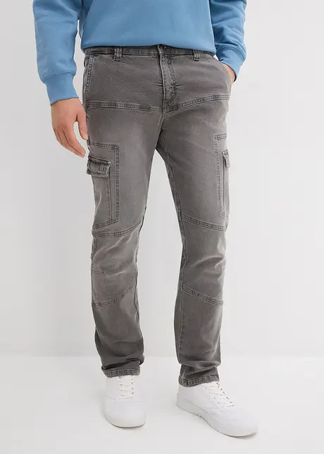 Jean cargo droit extensible, Regula Fit, bonprix