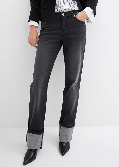 Straight-Jeans, Mid Waist, Bequembund, bonprix