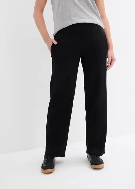 Pantalon sweat avec couture d'empiècement devant, bonprix