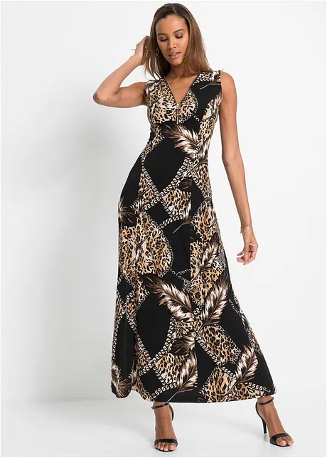 Maxikleid mit tiefem Ausschnitt, BODYFLIRT boutique