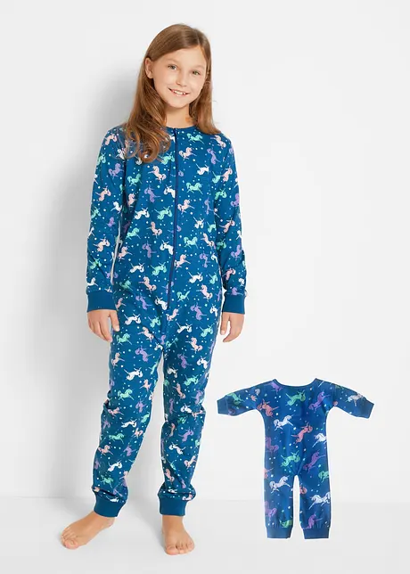 Schlafoverall mit Puppenoverall aus Bio-Baumwolle (2-tlg. Set), bonprix