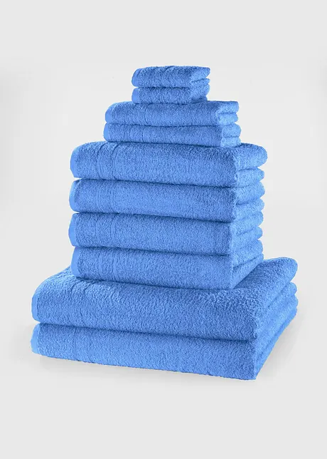 Serviettes de toilette (ens. 10 pces), bonprix