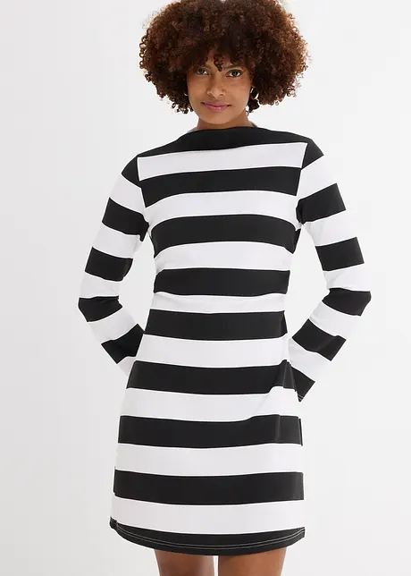 Robe en jersey à col montant, bonprix