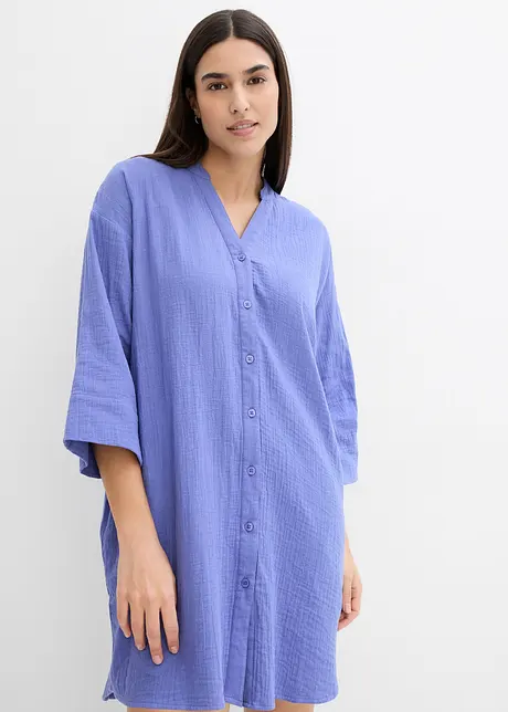 Robe blouse en gaze de coton, bonprix