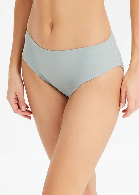 Lot de 4 maxi slips en microfibre côtelée, bonprix
