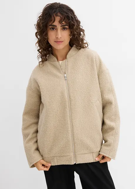 Veste en polaire peluche, bonprix