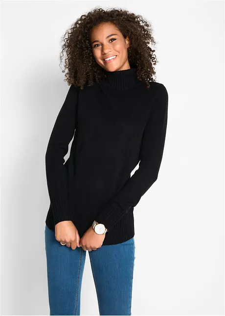 Pull à col roulé, bonprix