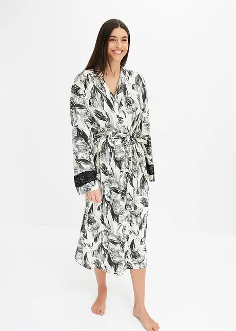 Kimono Bademantel aus softem Viskose-Mix, bonprix
