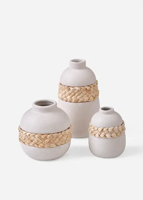 Set de 3 vases, bonprix