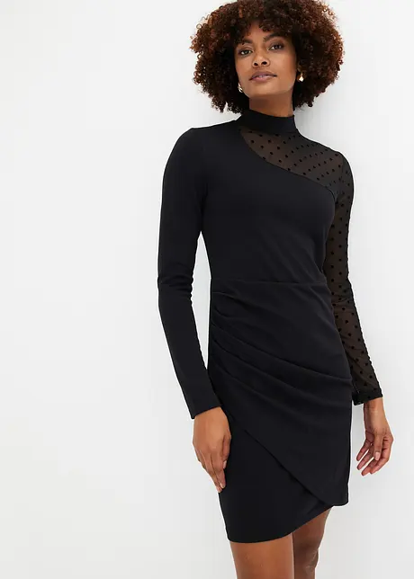 Robe asymétrique flatteuse, bonprix