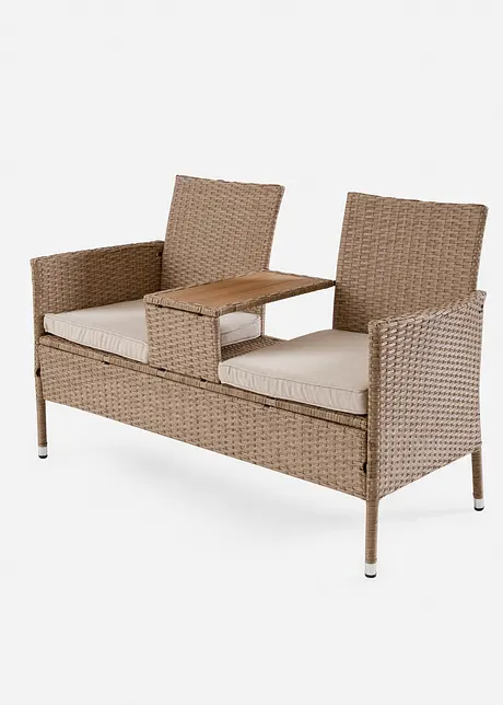 Banc de jardin avec table au milieu, bonprix