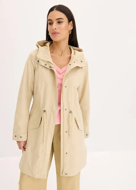 Parka longue à capuche, bonprix